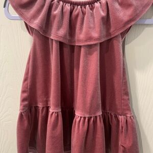 6/12M Velvet Pink Soft comfortable dress